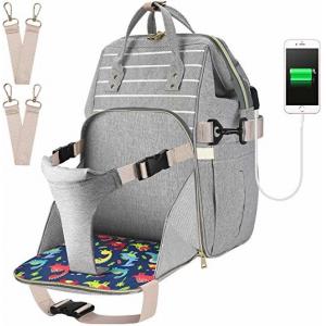 China Multi Function Baby Diaper Backpack 20L With Baby Seat supplier
