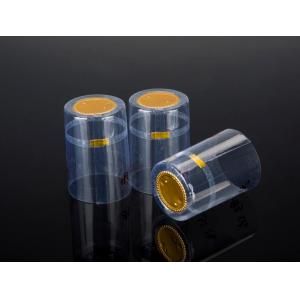 China pvc capsule capsules caps cap heat shrinkable wine transparent tear-off capsule pvc cap capsule supplier