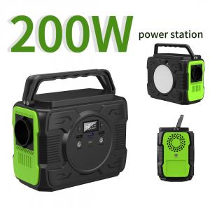 China 200W Battery Lithium Fast Charger Rechargeable Solar Generator for Outdoor Activities supplier