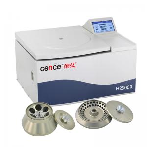 China Cence Refrigerated Centrifuge Machine Classic H2500R  Max Capacity 6x100ml Angle Rotor supplier