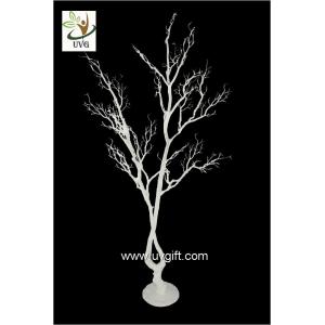 UVG white artificial twig tree with PE plastic branches for wedding decoration ideas DTR28