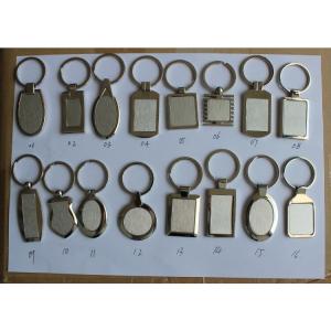 China OEM factory price Promotional Gifts cheap custom logo print blank key chain Wholesale.Metal coin supplier