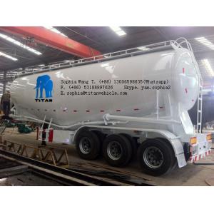 China 2 axle or 3 axle 30T cement tank trailer for sale   | Titan Vehicle supplier