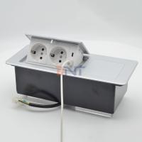 China Wireless Charging Desktop Table Pop-up Power Socket Multi-Connection Box for sale