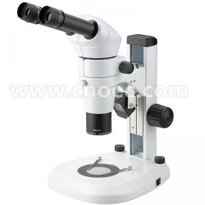 China Binocular LED Stereo Optical Microscope 80x With Fine Focusing Unit A23.1001 supplier
