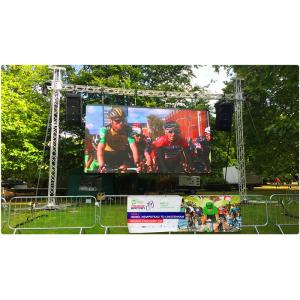 High Grayscale Outdoor Rental LED Screen P4.81 With Die Casting Aluminum Black Lamps