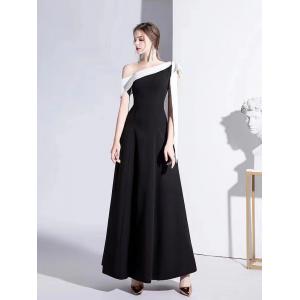 China Timeless Elegance Black Evening Dress supplier