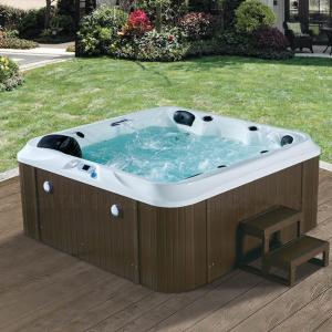 2120x2120x900mm Bathroom Jacuzzi Tub Square Whirlpool Massage Tub