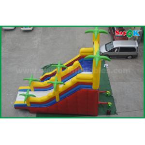 China Childrens Inflatable Slide 5 X 8 Giant Outdoor Commercial Inflatable Bouncer Slide Double Slide supplier