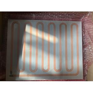 Integrated Liquid cooling Systems Peltier water cooling plate With Burried Copper pipes