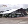 China 25x60m 1500 Capacity Outdoor Backyard Party Tents Arcum Tent With PVC Fabric Aluminum Frame wholesale