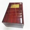 China Custom Wooden Wine Box Wine Gift Box With High Gloss Lacquer Finish wholesale