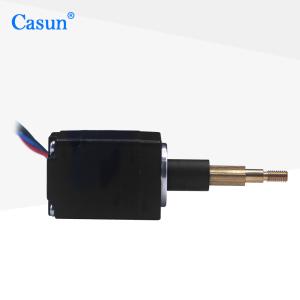 China Motor paso a paso lineal Casun con 0.8 Kg a 600 PPS 1.8° Grados Nema 8 Motor paso a paso de alta precisión wholesale