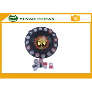 China 32 Roulette Wheel Casino Mini Lucky Roulette Wheel Poker Chips Sets With 16pcs Cups supplier