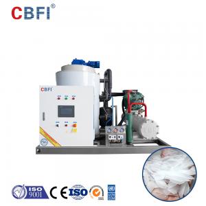 China 5 Ton 20 Ton High Productivity Flake Ice Plant Machine For Salughter Processing supplier