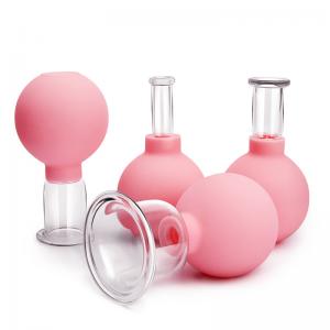 ４Pcs  Silicone Cupping Therapy Sets Massage Cellulite Cupping Set Silicone Cupping Set Silicone