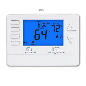 China Digital LCD 24V Programmable 1 Heat 1 Cool Air Conditioner Thermostat supplier