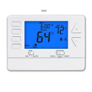 Digital LCD 24V Programmable 1 Heat 1 Cool Air Conditioner Thermostat