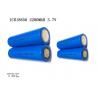 China Lithium ion Cell 3.7v Cylindrica Battery LI-ION 18500 1100mAh For Textile Machine wholesale