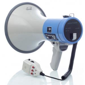 China 260s Time Recording Megaphone Alarm , Powered Batteries 8 X 1.5V Portable Alarm Microphone supplier