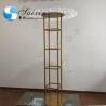 Acrylic Flower Stand Wedding Carved Works Silver Display With Hanging Ball Terrarium