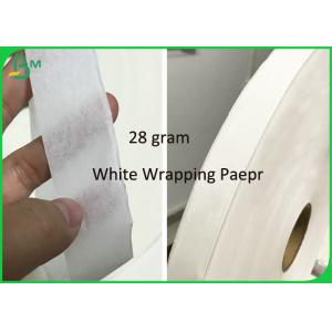 Decomposable White Kraft Craft 24gram 28gram Straw Wrapping Paper Roll 30mm Width