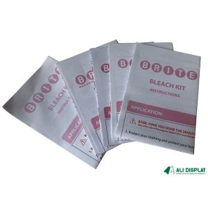 China A4 Leaflet Manual Instruction Booklets Offset Printing CDR PSD wholesale