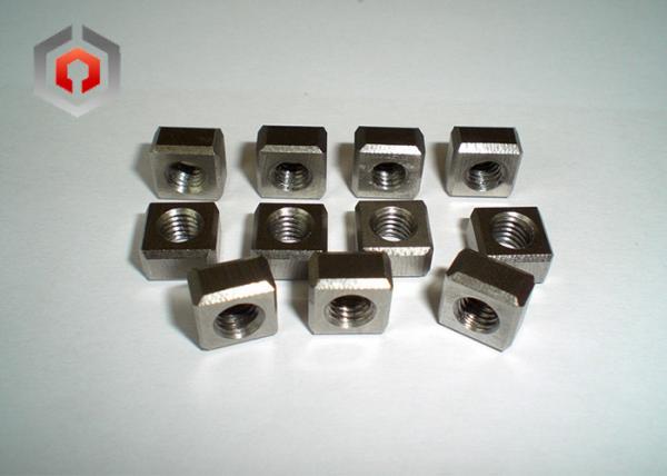 19.25 G/Cc Density Tungsten Parts , Pure Tungsten Material Nuts & Screws