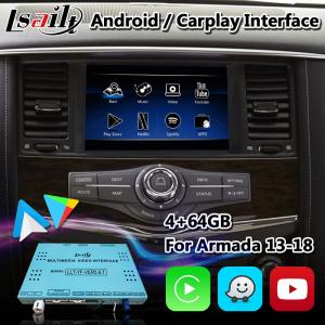 China Lsailt Android Multimedia Interface for Nissan Patrol Y62 With Wireless Carplay supplier