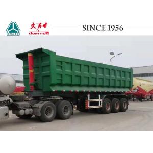 60 Tons Tri Axle Heavy Duty Tipper Trailer With HYVA Cylinder For Asia Market