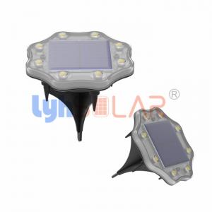 China 3000K CCT 0.5W Metal Outdoor Solar Pathway Lights Installed On Grass And Pathway supplier