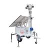 Mobile Surveillance Trailer With 6m Mast For Open Pit Mining Monitoring