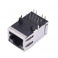 China 1000M Tab UP 10P 10C 90 Degree Rj45 Magnetic Jack Connector on sale