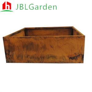 Customizable Corten Steel Flower Pots Metal Plant Pots 1500*500*600mm