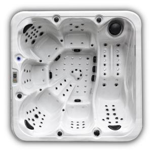 China Luxury High End Massage Whirlpool Hot Tub 124 Jets For Jacuzzi supplier
