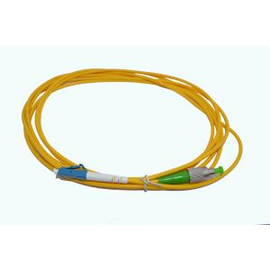 China Fiber Optic FC LC Patch Cord Simplex Single Mode PVC / LSZH Material Good Durability wholesale