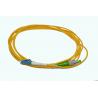 China Fiber Optic FC LC Patch Cord Simplex Single Mode PVC / LSZH Material Good Durability wholesale