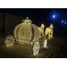 China Led christmas horse carriage cinderella carriage wholesale