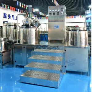 Stainless Steel Vacuum Emulsifier Mixer , CE Mixing Machine For Cosmetics