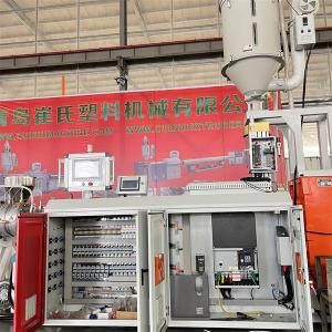 China HDPE PE Plastic Water Hydraulic Extruder 16-63mm PVC Double Pipe Making Machine supplier