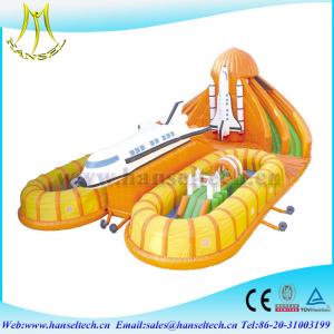 China Hansel good sale newest inflatable castle fun city  for commercial supplier