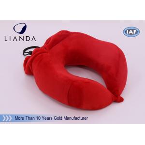 China U Shape Memory Foam Pillows / Multifunctional U shape Neck Pillow With Pouch wholesale