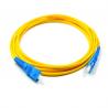 China Sc Sc Single Mode Fiber Patch Cord 2.0mm 3.0mm Simplex Fiber Optic Patch Cable wholesale