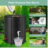 China Collapsible Rain Barrel Water Storage Containers-53 Gallon Portable Rainwater Collect System Water Tank To Collect Rainwater From Gutter Downspout Water Catcher With Spigots,Filter＆Overflow Kits wholesale