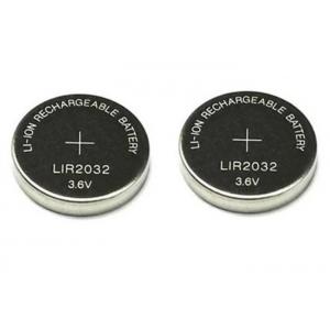 China Lightweight Li Ion Button Cell 3.6V LIR2032 3.7V 40mAh In Blood Glucose Meter supplier
