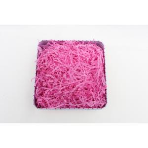 China Protection Filler Recycled 6mm Pink Shredded Paper For Packaging supplier