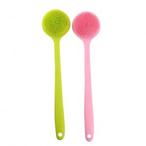 China OEM Logo Hygienic Exfoliate Cleaning Silicone Shower Brush supplier