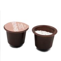 China 7g Cannikin Style Plastic Roast Instant Coffee Pod Capsules  In Custom Color Packing on sale