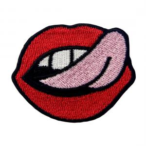 Garment Custom Velcro Patches Woven Embroidered Adhesive Shoe Patches