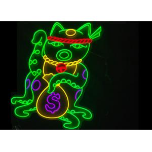 RGB Color Fortune Cat Neon Bar Signs Lighting Board Business Gift